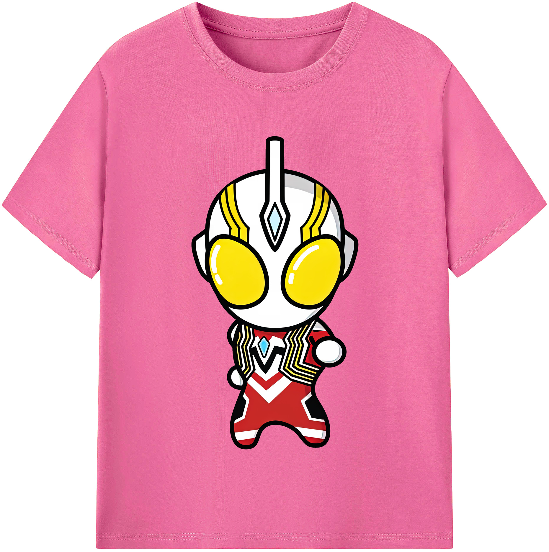 （画像用） ウルトラマン Ultraman レディースカジュアルプリントTシャツ（綿100％）